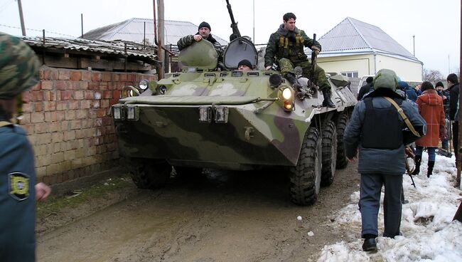 Спецоперация по уничтожению боевиков, архивное фото