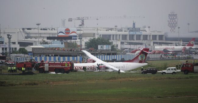 Самолет индийской авиакомпании Kingfisher Airlines