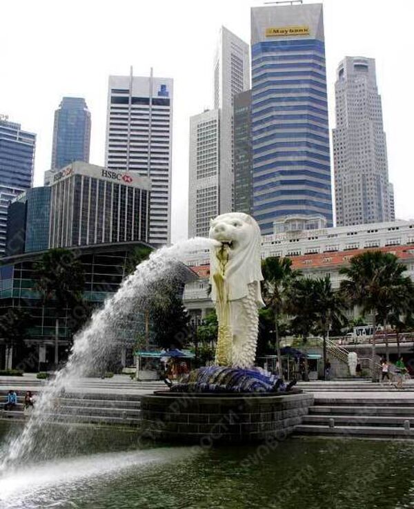 Главный и самый известный символ Сингапура - Морской Лев 