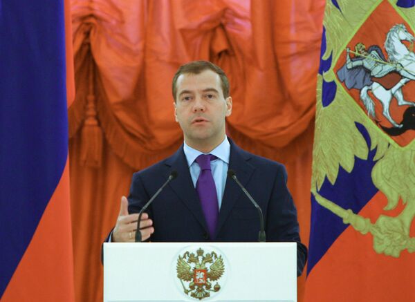  Президент России Дмитрий Медведев