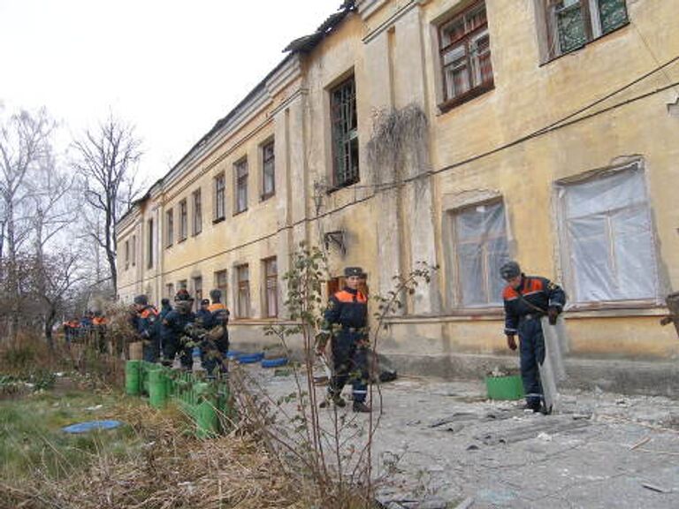 Обстановка у складов боеприпасов воинской части в Ульяновске