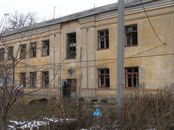 Разбитые окна жилых домов в Ульяновске
