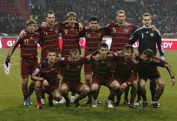 Сборная России по футболу после матча Росси - Словения