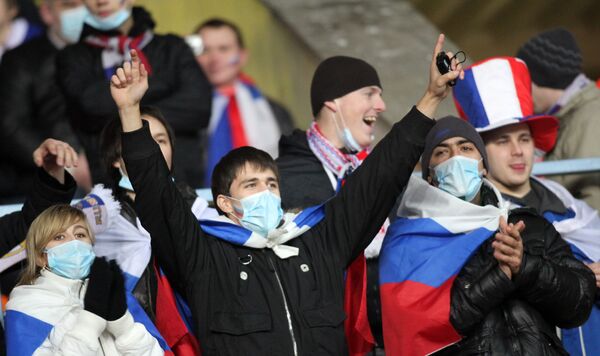 Матч за выход на Чемпионат Мира-2010 по футболу: Россия – Словения