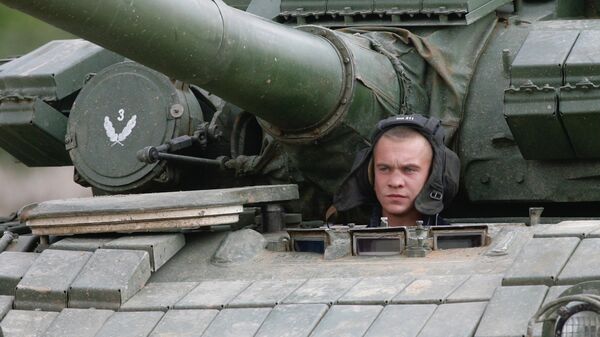 Танк Т-80У. Архив