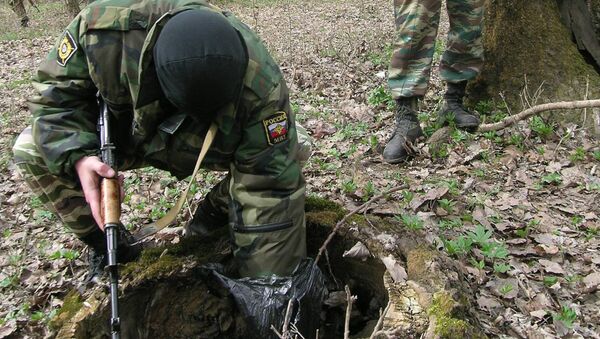 Обнаружен тайник с боеприпасами в Дагестане