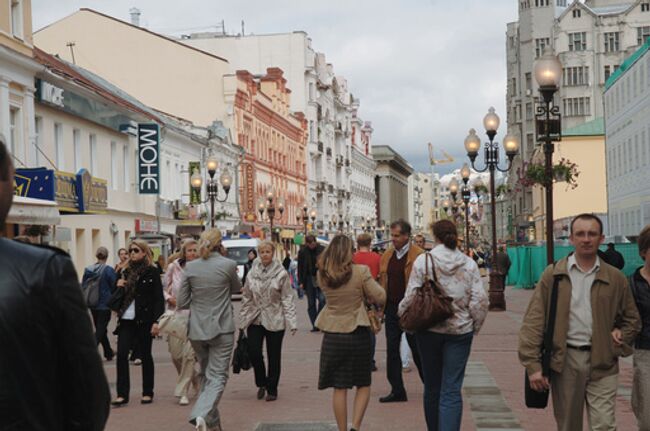 москвичи, архивное фото