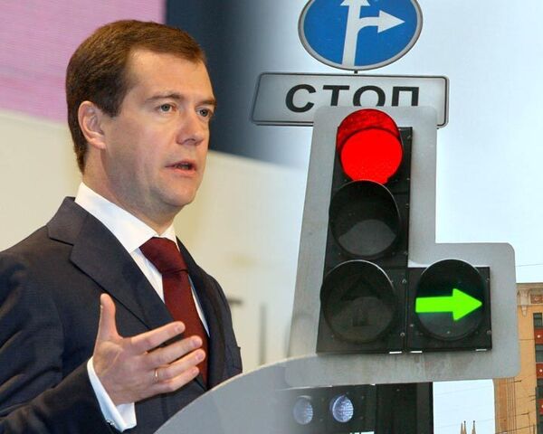 Лишать водительских прав надо на международном уровне – Медведев