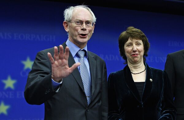 Херман Ван Ромпей избран первым президентом ЕС, Кэтрин Эштон стала главой европейской дипломатии