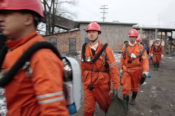 Угольная шахта в Китае