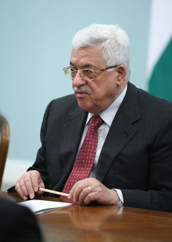 Глава Палестинской автономии Махмуд Аббас 