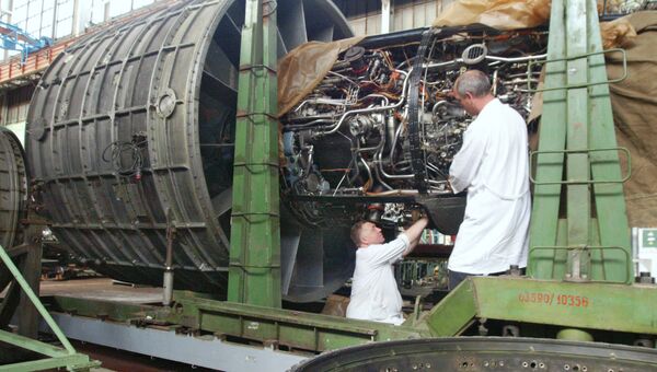 Производство авиадвигателей. Архивное фото