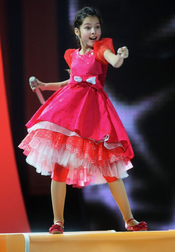 Россиянка Катя Рябова заняла второе место в детском Евровидении-2009