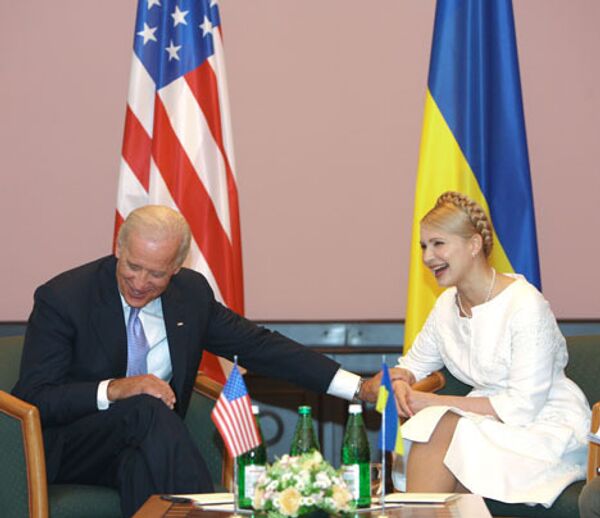 На встрече с вице-президентом США Джозефом Байденом