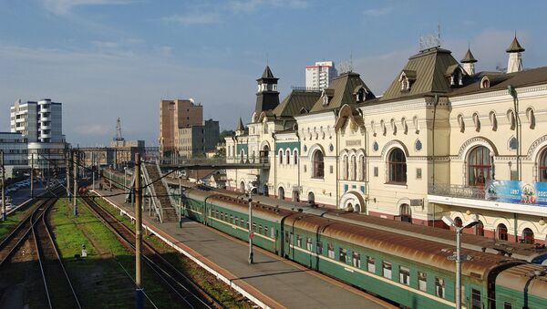 Железнодорожный вокзал во Владивостоке. Архивное фото