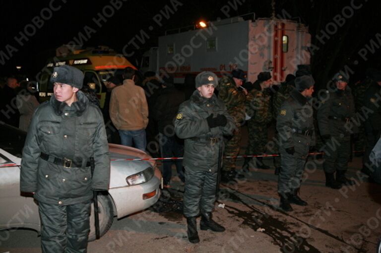 На месте пожара в пермском кафе, повлекшем большие человеческие жертвы