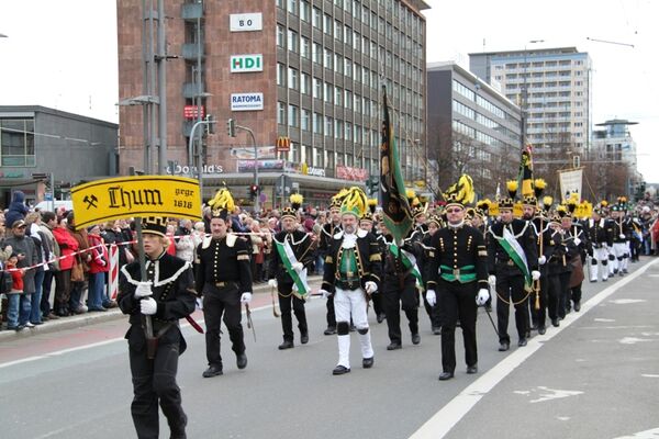 Традиционный парад горняков в Кемнице