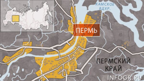 Пермь, карта