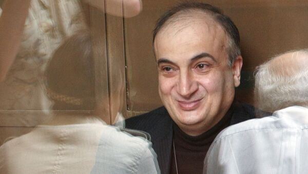Экс-сенатор от Калмыкии Левон Чахмахчян во время вынесения приговора в Мосгорсуде