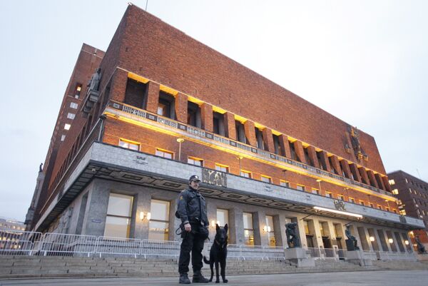 City Hall в Осло - здание в котором ежегодно вручают Нобелевскую премию мира