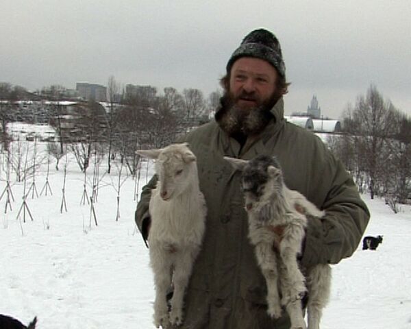 Городской феномен: бывший спецназовец разводит коз в Москве