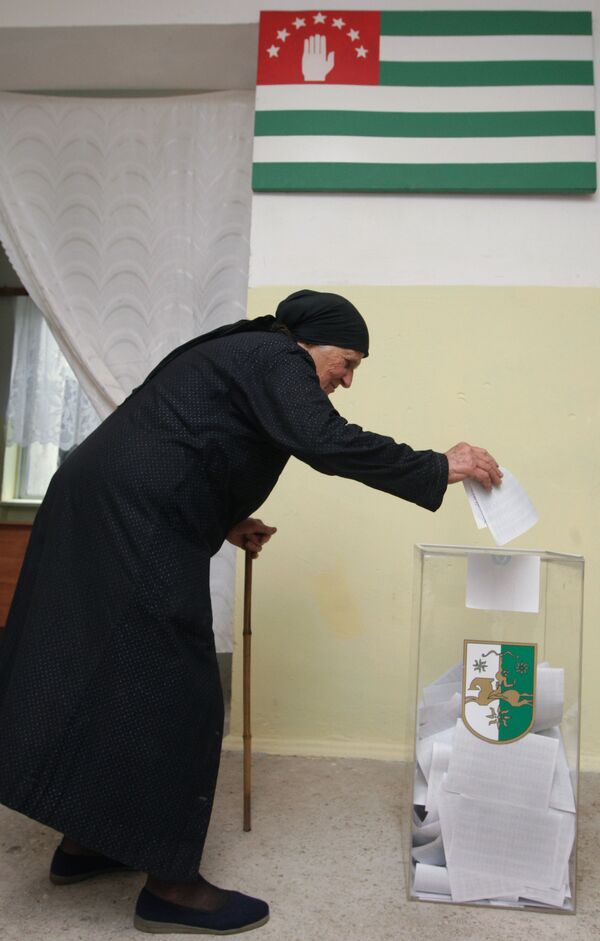 В Абхазии проходят выборы президента республики