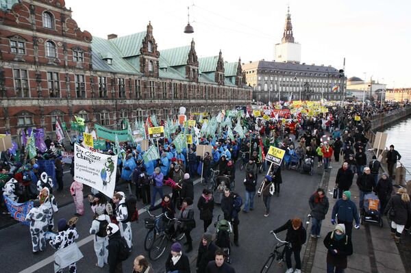 Демонстрация по защите климата в Копенгагене