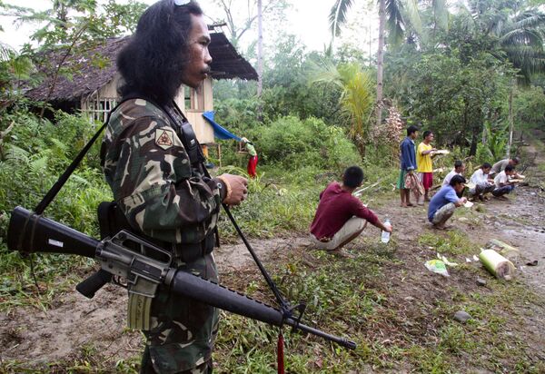 Филиппинские бандиты, захватившие заложников