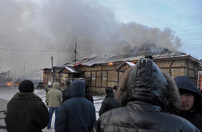 Крупный пожар в Подмосковье локализован