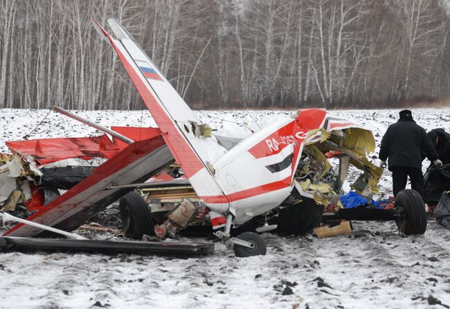 Крушение частного самолета в Челябинской области