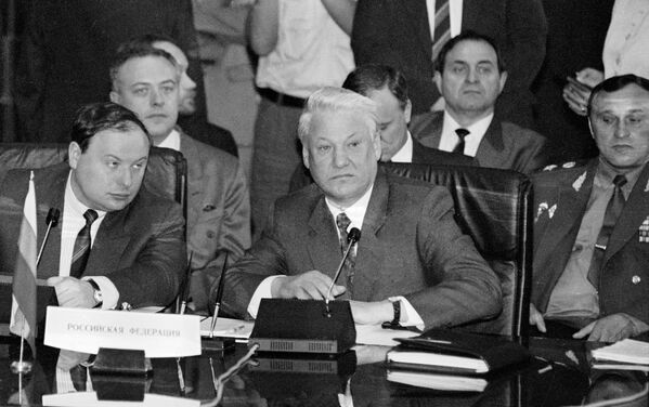 Ельцин и Гайдар