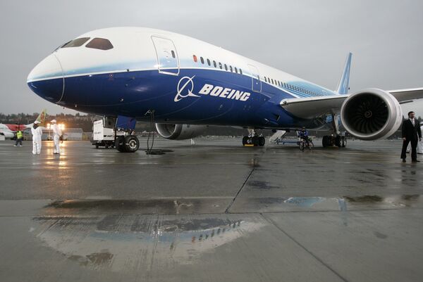 Первый испытательный полет Боинга-787 Dreamliner
