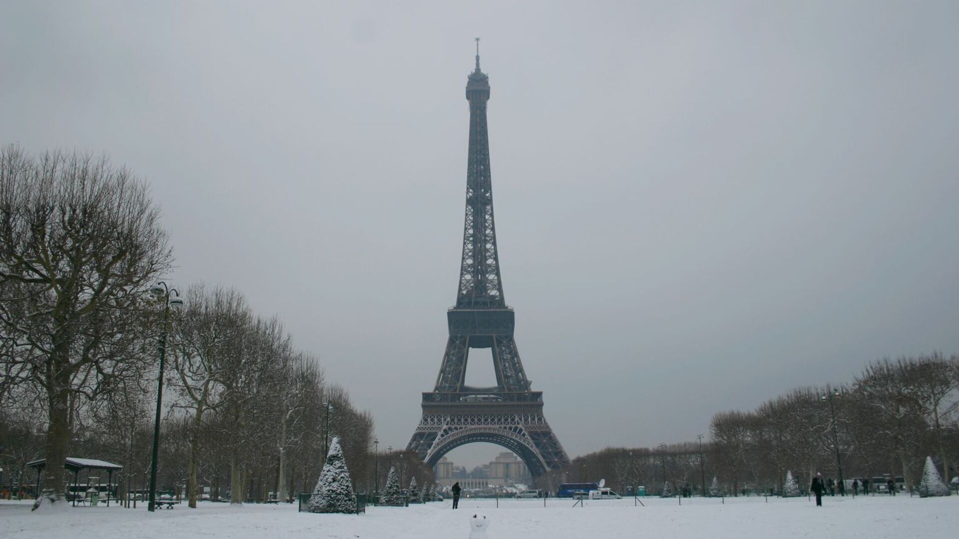 Париж под снежным одеялом  - РИА Новости, 1920, 02.11.2022
