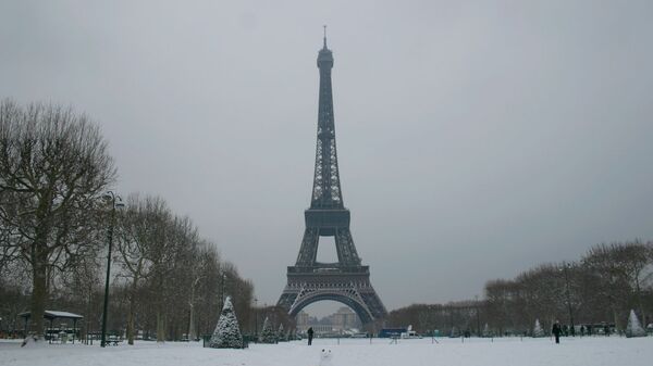 Париж зимой. Архивное фото