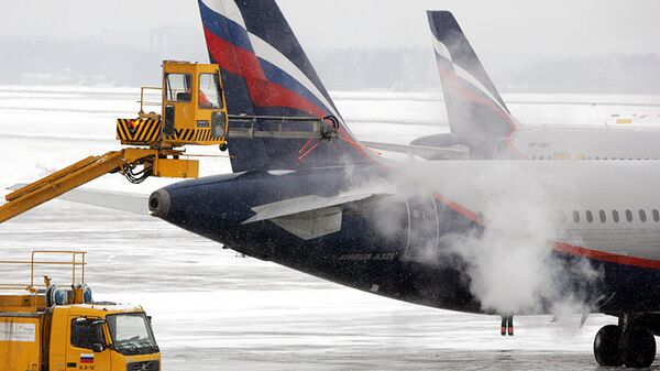 Сильный снегопад в Москве не сказался на работе столичных аэропортов