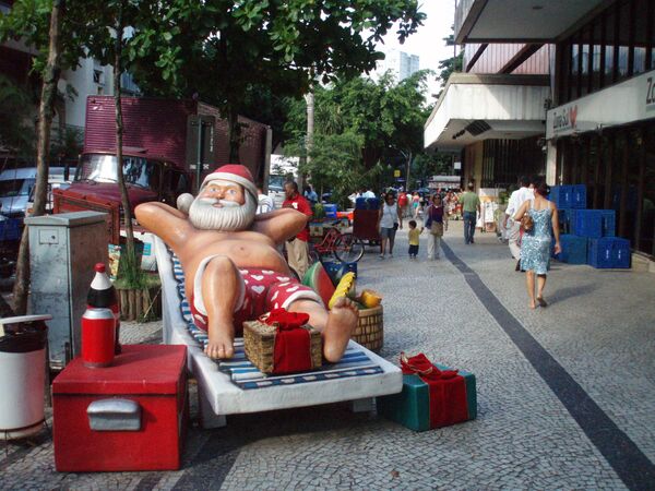 Рио-де-Жанейро: Рождественские празднования в разгар тропического лета