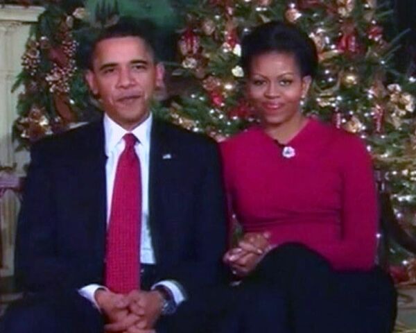 Рождественское поздравление Барака и Мишель Обамы
