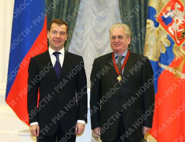 Президент РФД.Медведев вручил в Кремле государственные награды