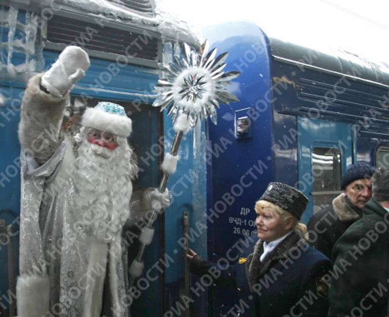 Визит главного Деда Мороза страны в Санкт-Петербург