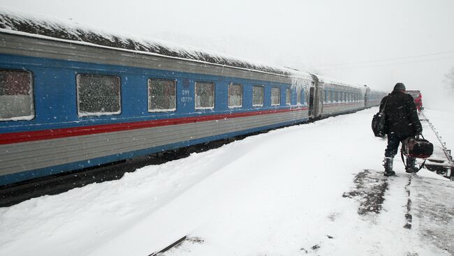 Движение поездов восстановлено на севере Сахалина