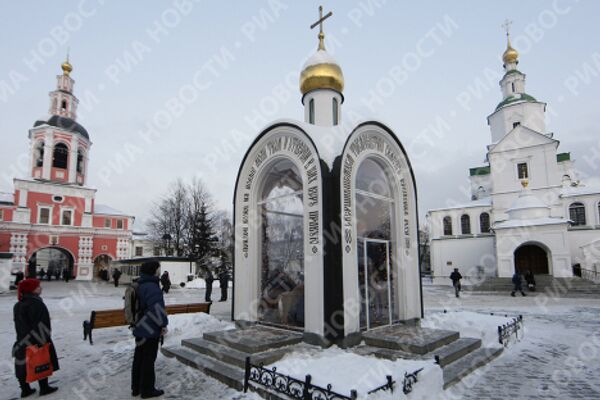Рождественский вертеп в Свято-Даниловом монастыре в Москве