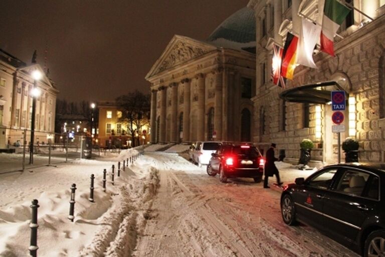 Снегопад в Германии