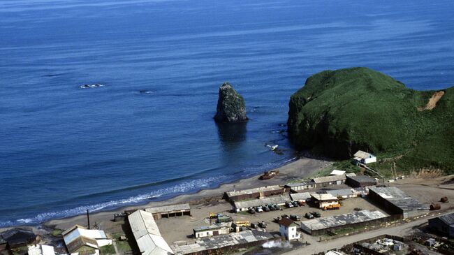 Поселок на острове