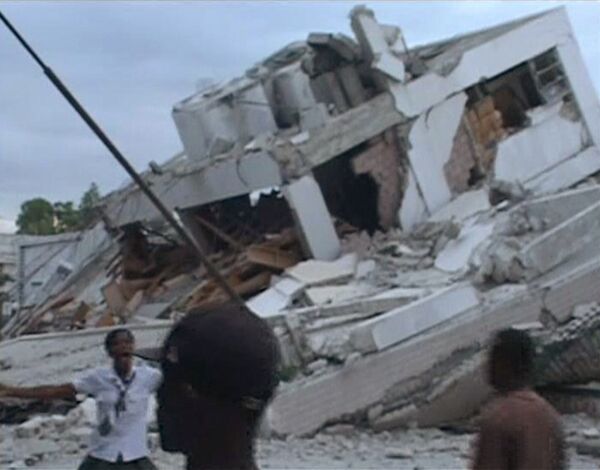 Последствия землетрясения у берегов Гаити