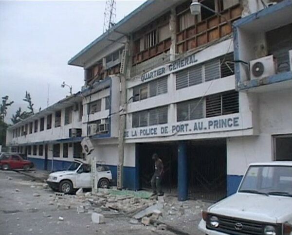 Последствия землетрясения у берегов Гаити