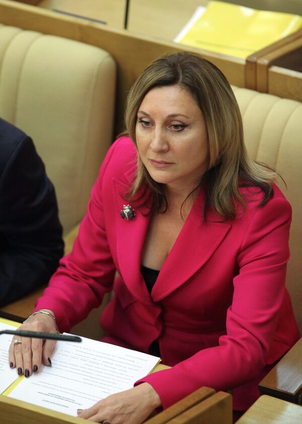 Эльмира Глубоковская на заседании Госдумы РФ 13 января 2010 г.