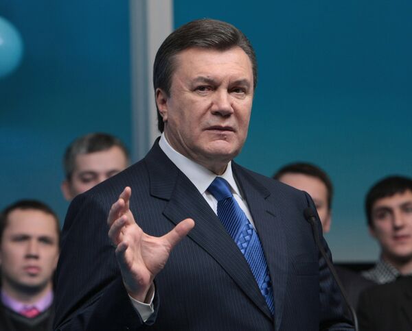 Кандидат в президенты Украины Виктор Янукович
