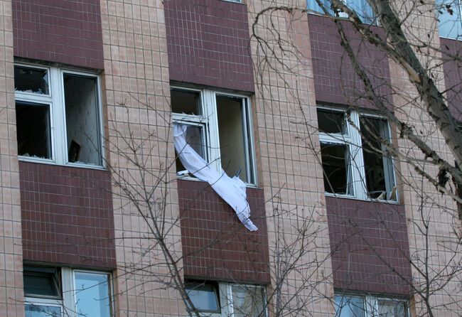 Взрыв в Луганской городской больнице