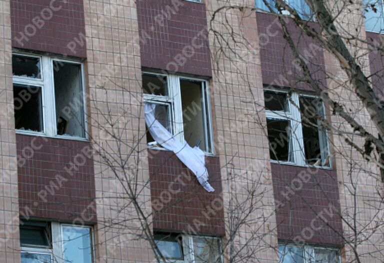 Взрыв в Луганской городской больнице