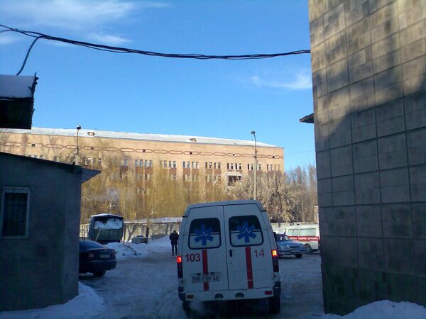Взрыв в Луганской городской больнице